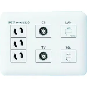 マルチメディアコンセントWTF1681W WTF342659W (パナソニック)｜マルチメディアコンセント｜配線器具