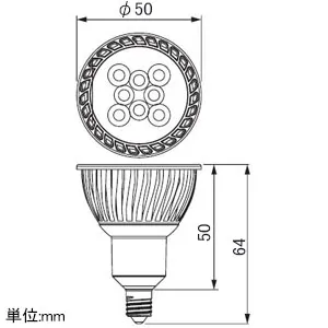 LDR5.5B20/27E-11Mh/DM (テスライティング)｜調光器対応モデル E11口金