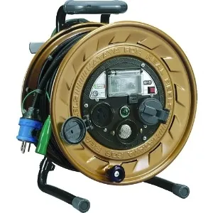 100V 金属センサードラム｜コードリール/電工ドラム｜電設工具・作業