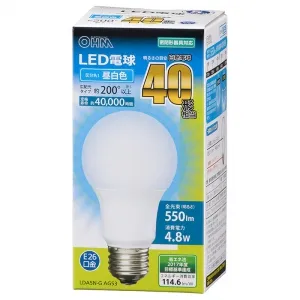 LDA5N-G/2-キキ (NEC)｜40W形相当(全光束485lm以上)｜LED電球｜電材堂