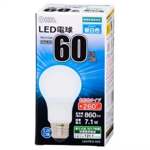 LDA7N-GAG5 (オーム電機(OHM))｜60W形相当(全光束810lm以上)｜LED電球