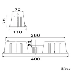 KB-360 (KANTO)｜エアコン据付台(ボルト不要タイプ)｜エアコン部材