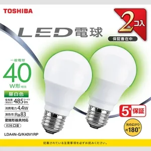 LDA5N-G/2-キキ (NEC)｜40W形相当(全光束485lm以上)｜LED電球｜電材堂