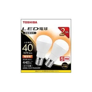 40W形相当(全光束440lm以上)｜電球色相当｜ミニクリプトン電球タイプ