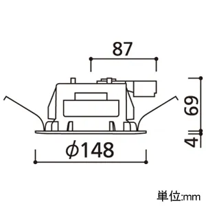 OD361231LDR (オーデリック)｜ダウンライト φ125｜住宅用照明器具