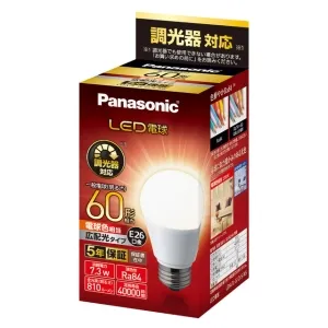 LDA7L-G/D/S/K6 (パナソニック)｜60W形相当(全光束810lm以上)｜LED電球