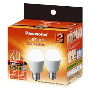 LDA5L-D-G-E17/S/Z4 (パナソニック)｜電球色相当｜LED電球｜電材堂【公式】