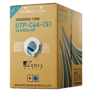【未使用品】Cat6A 24AWG U/UTP LANケーブル 200m 電線・ケーブルから工具まで電材品が揃うSDSの通販サイトCat6A(S) UTP