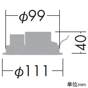 DDL-5414WBG (DAIKO)｜ダウンライト φ100｜住宅用照明器具｜電材堂【公式】