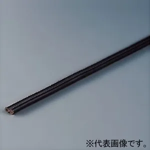 VFF0.5SQ×100mアカ/クロ (オーナンバ)｜異色平形コード｜電線(ケーブル