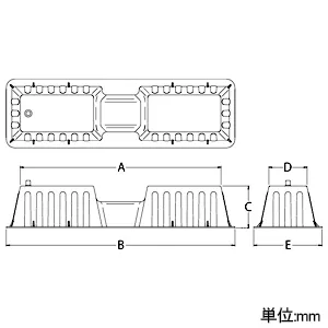 AT-360 (桃陽電線)｜エアコン据付台(ボルト不要タイプ)｜エアコン部材