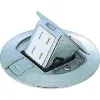 Panasonic 床収納式コンセント 丸型 DU5140PV 3個セット Panasonic（パナソニック） 在庫品 DU5140PV 床用配線器具 電材 アップ